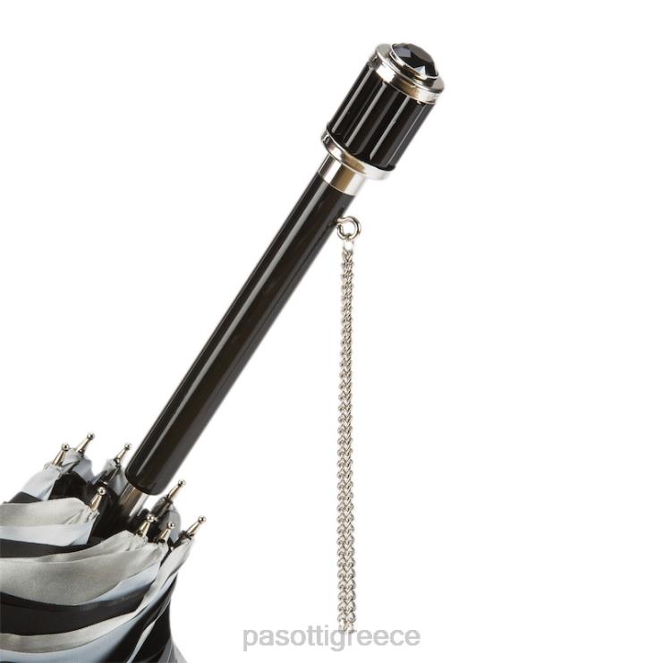 ομπρέλα | PASOTTI 189n 21273-11 s11 - ασημένια ομπρέλα ντάλια διπλό ύφασμα 2N6B8357 γυναίκες